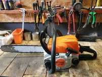 Piła spalinowa Stihl MS 180 – sprawna, gotowa do pracy