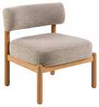 Fotel Westwing bezowy 66,5x69x75