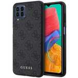 Etui Guess 4g Metal Gold Logo na Samsung Galaxy M33/5g - szare