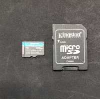 Cartão de Memória Micro SD Kingston 128Gb Class 10 170mb/s (adaptador)