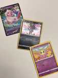 ___ 3 karty POKEMON ___ Mew V Alolan Meowth Cutiefly