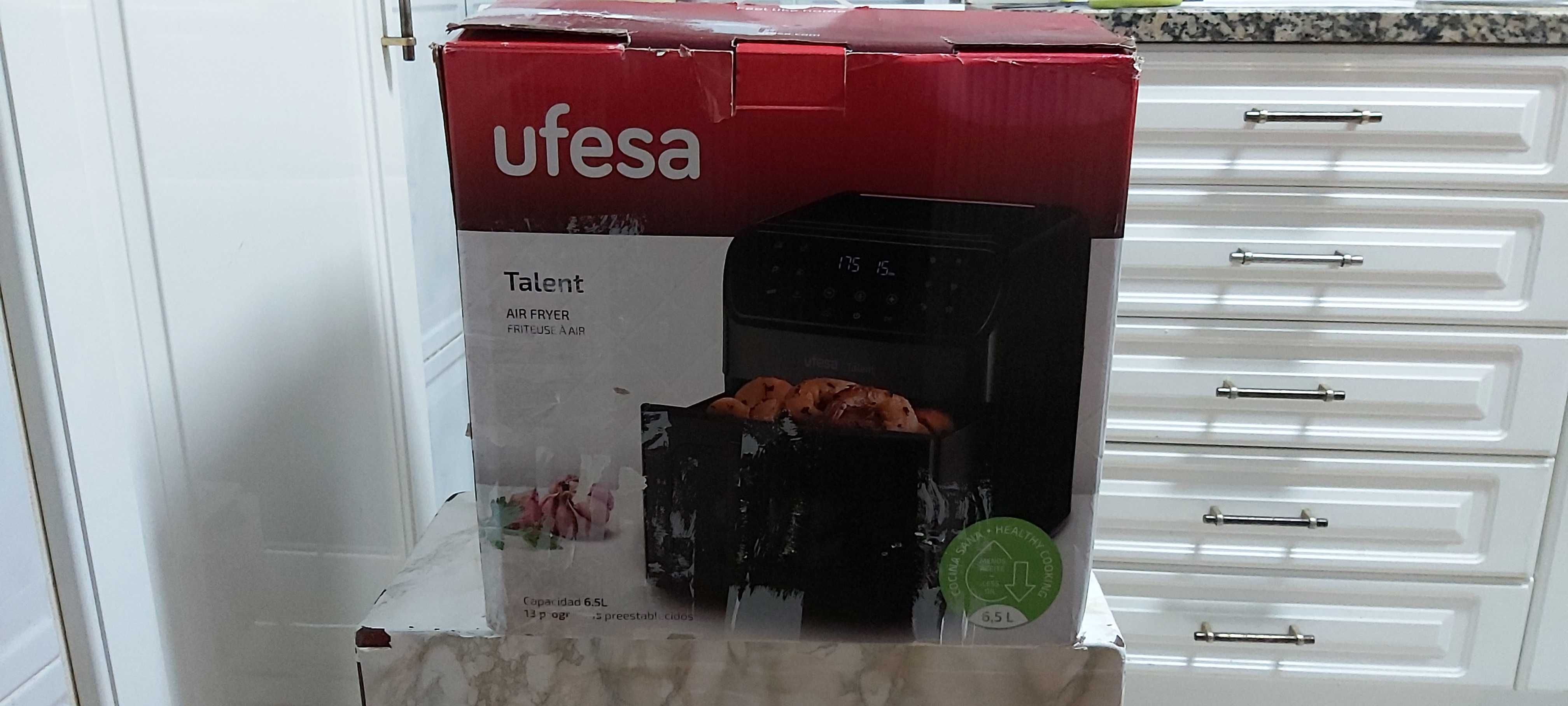 Fritadeira Sem Óleo Air Fryer Ufesa Talent 6.5L, Nova