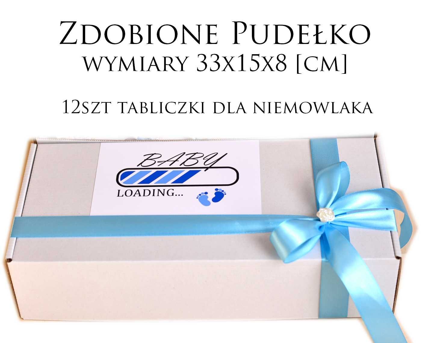 POLECAMY Tabliczki do sesji zdjęciowej noworodkowej dla CHŁOPCA