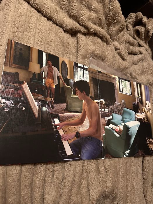 Платівка та книги Call Me by Your Name