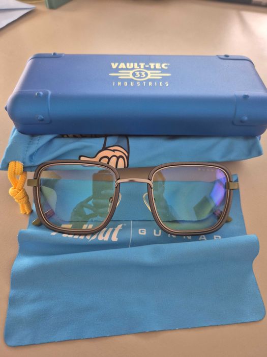 Óculos Gaming Gunnar Fallout Vault 33 (Ed. Colecionador) - IMPECÁVEIS
