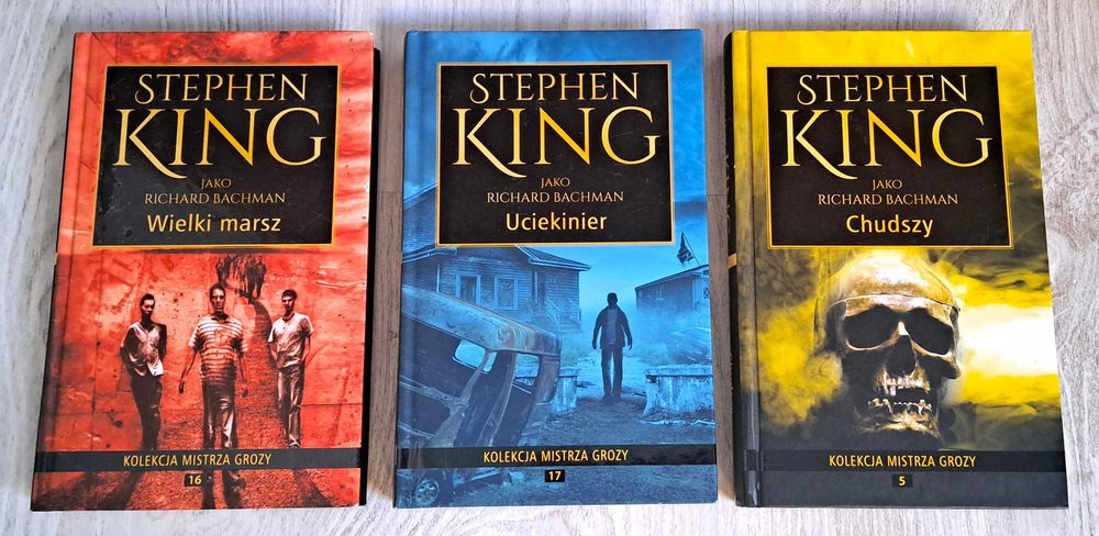 3x Stephen King Wielki Marsz + Chudszy + Uciekinier Richard Bachman