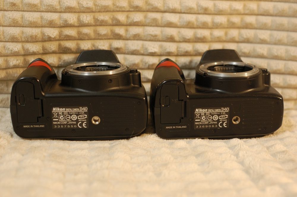 Фотоапарат Nikon D40 6MP CCD Пробіг одного 2372 Shutter count