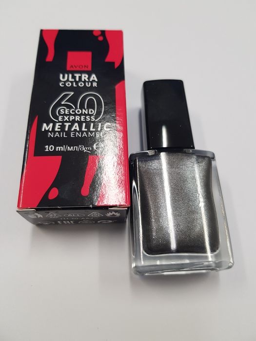 Avon lakier do paznokci mettalic graphite