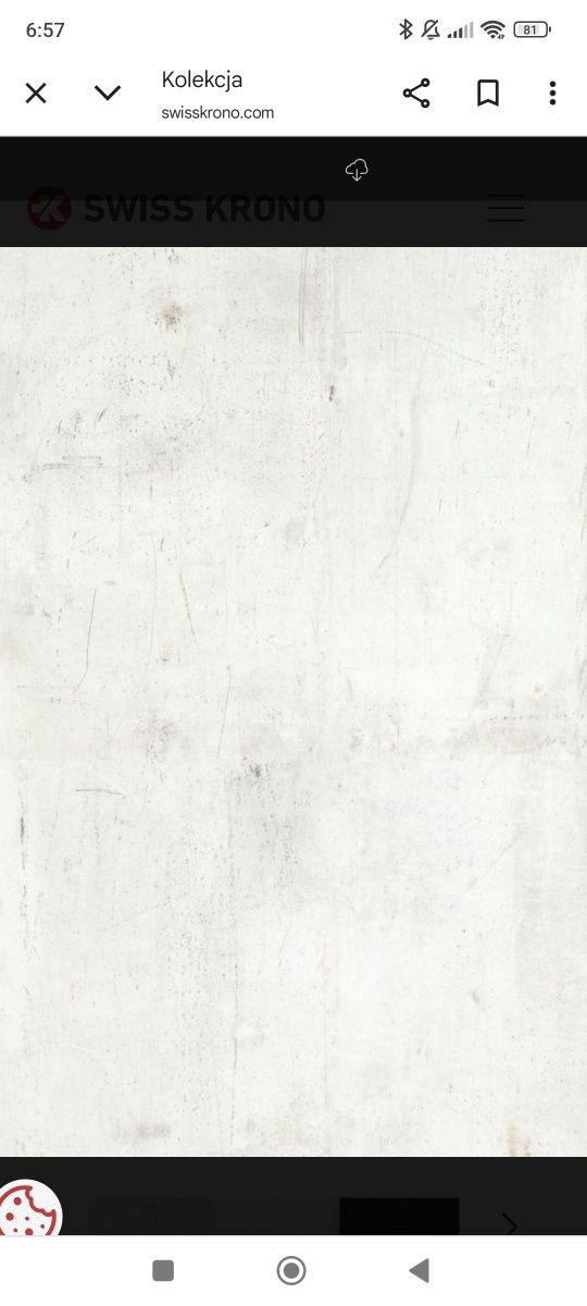 Swiss Krono blat kuchenny biały beton 220 cm