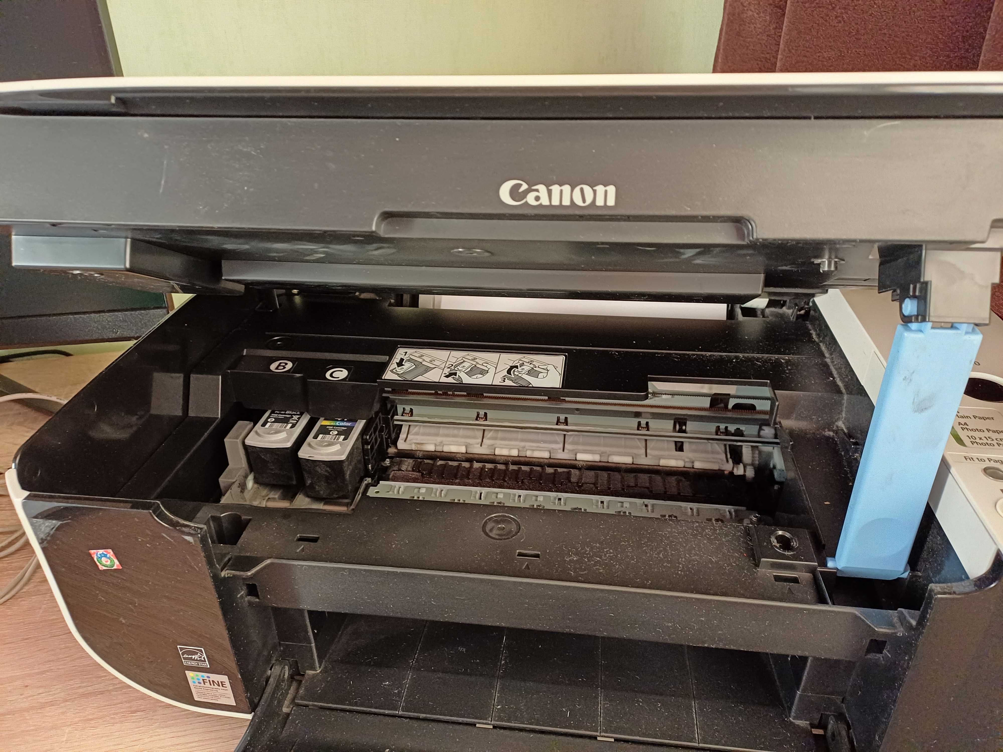 Canon mp210- принтер, сканер  ксерокс + фарби