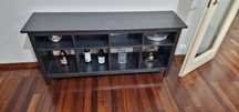 Consola preta ikea Hemnes
