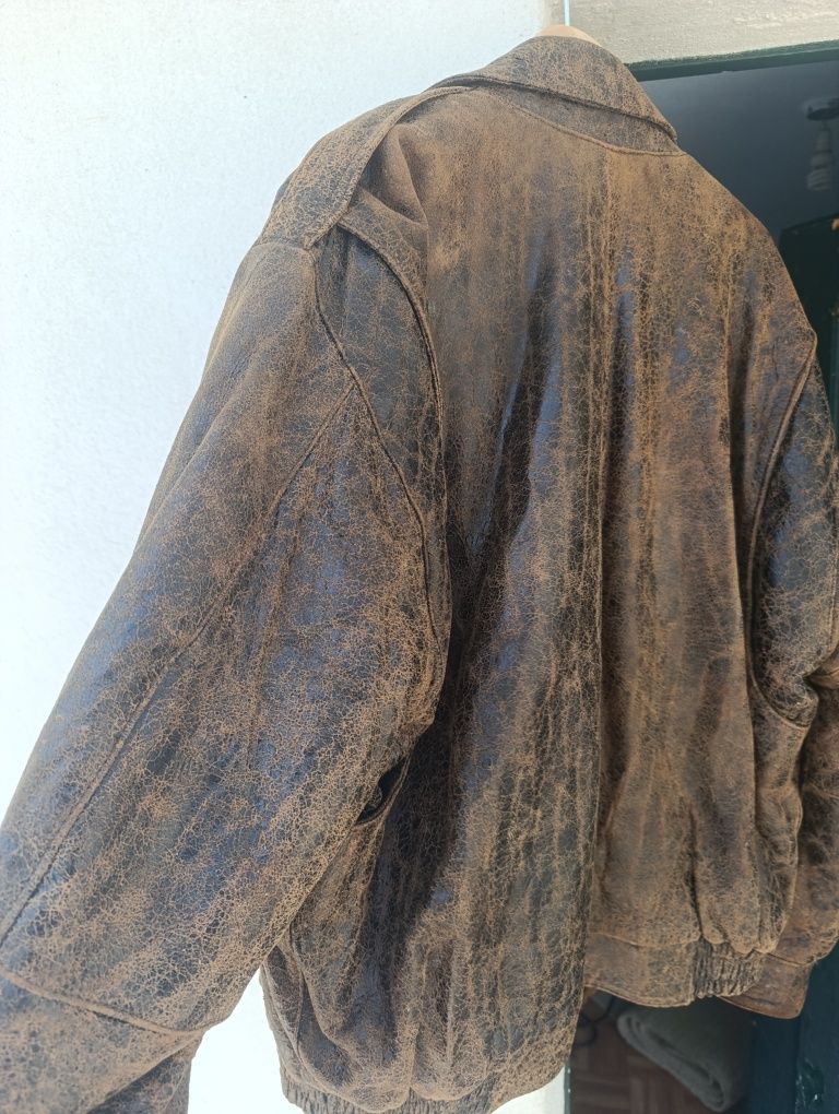 Vendo Jaqueta de couro vintage