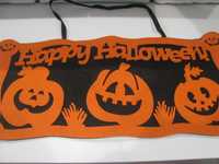 Halloween dla dzieci zawieszka na drzwi ściany Happy dynie impreza