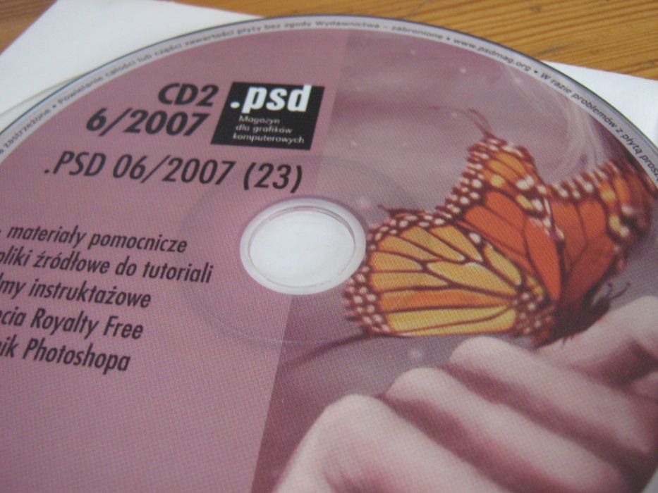 Magazyn .psd 6/2007 2 CD grafika komputerowa