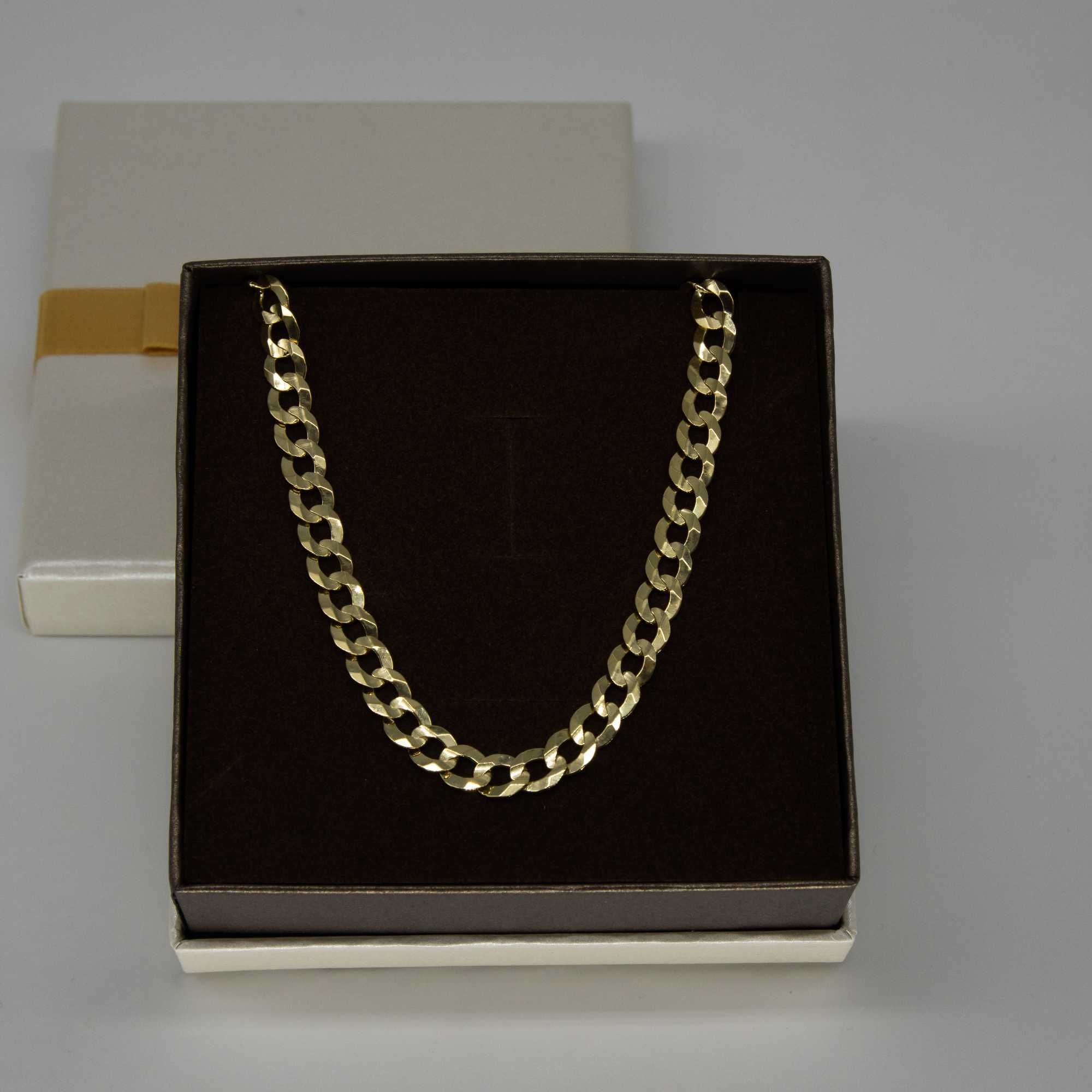 Złoty łańcuszek 585 29,06gram 55cm Pancerka PEŁNY NOWY