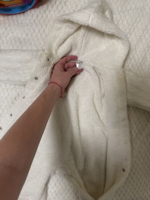 Теплый зимний комбинезон ( ромпер)