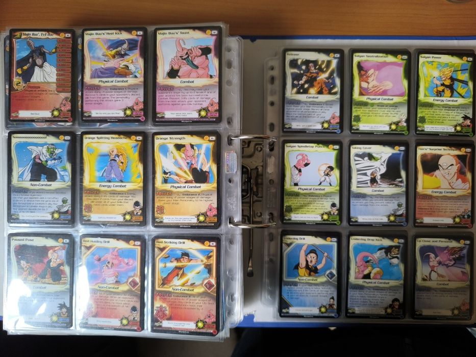 Karty Dragon Ball Z CCG SCORE kompletna Fusion saga 1-123.