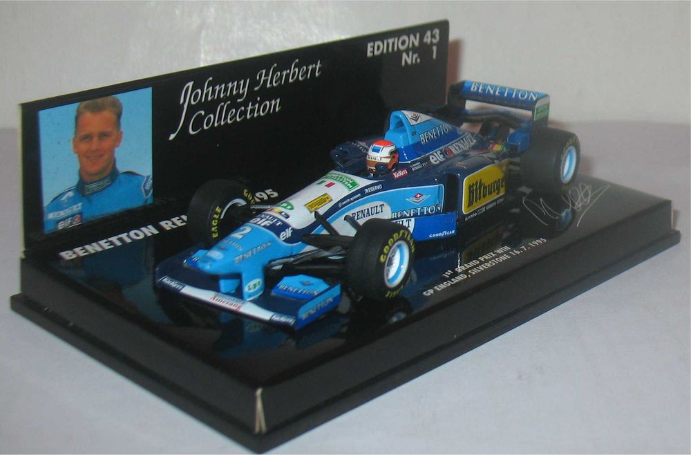 Minichamps-Benetton Renault B195-Vencedor Inglaterra 95-Johnny Herbert