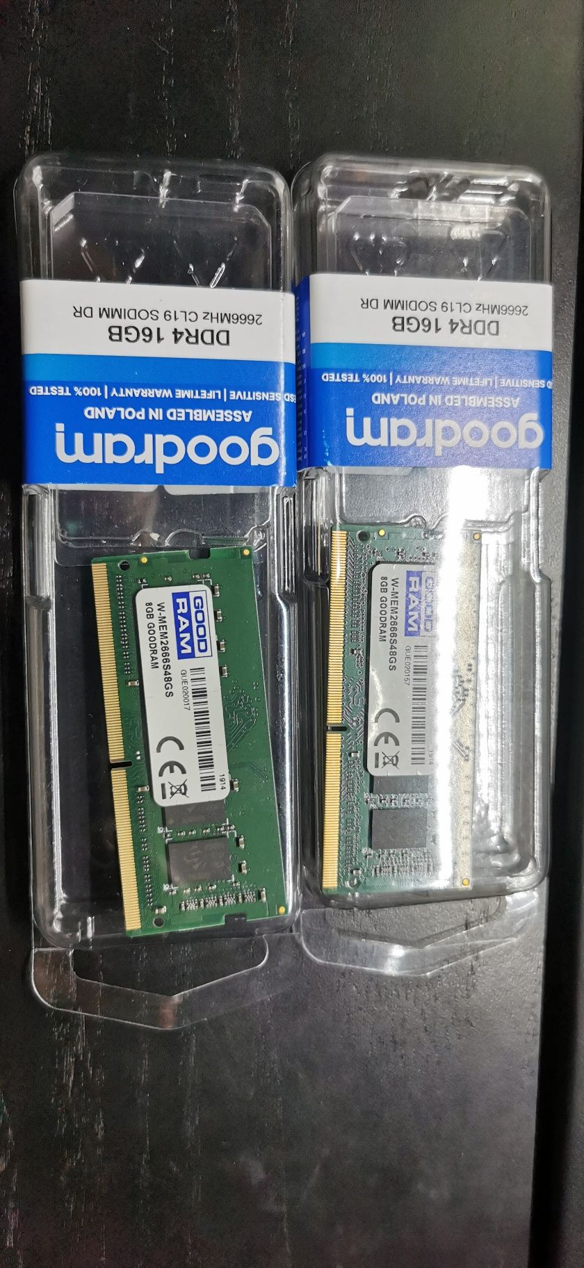 Pamięć RAM 16gb (2x8) ddr4 do laptopa