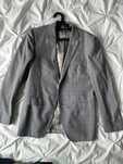 Szara welniana marynarka Massimo dutti