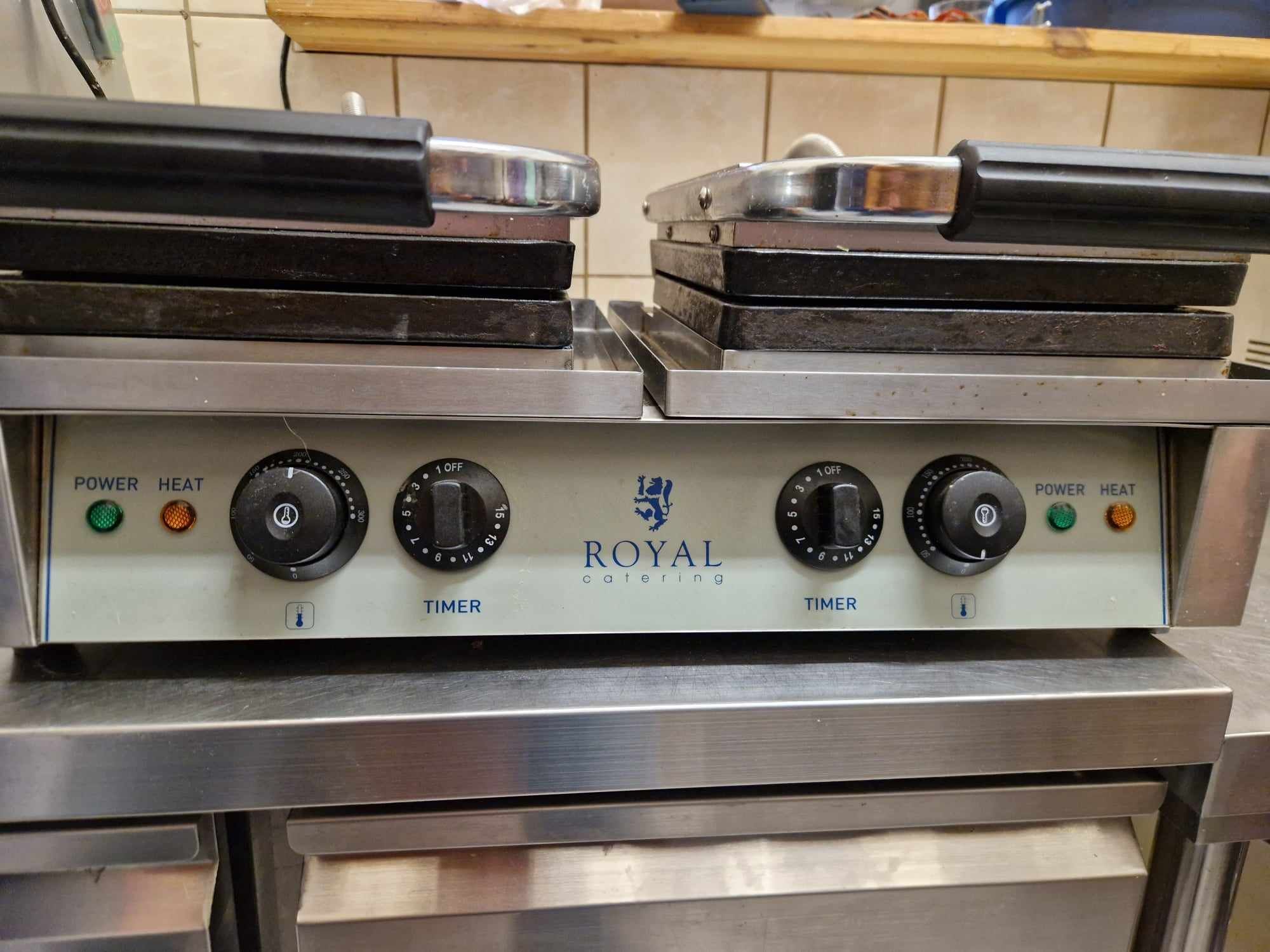 Gofrownica gastronomiczna Royal Catering 2x2000W