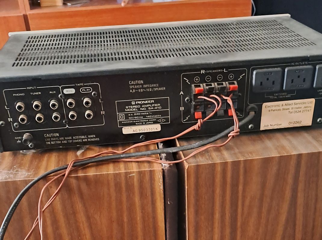 Pioneer  sa 410 amplificador