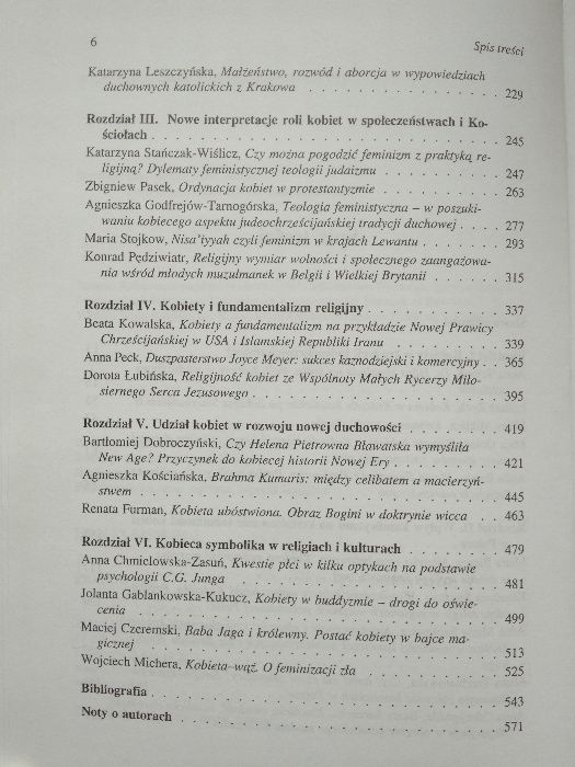 Kobiety i religie, Leszczyńska, Kościańska, Nomos, judaizm islam