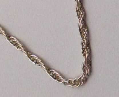 Srebrny łańcuszek Singapur 48 cm. 1,7 mm.