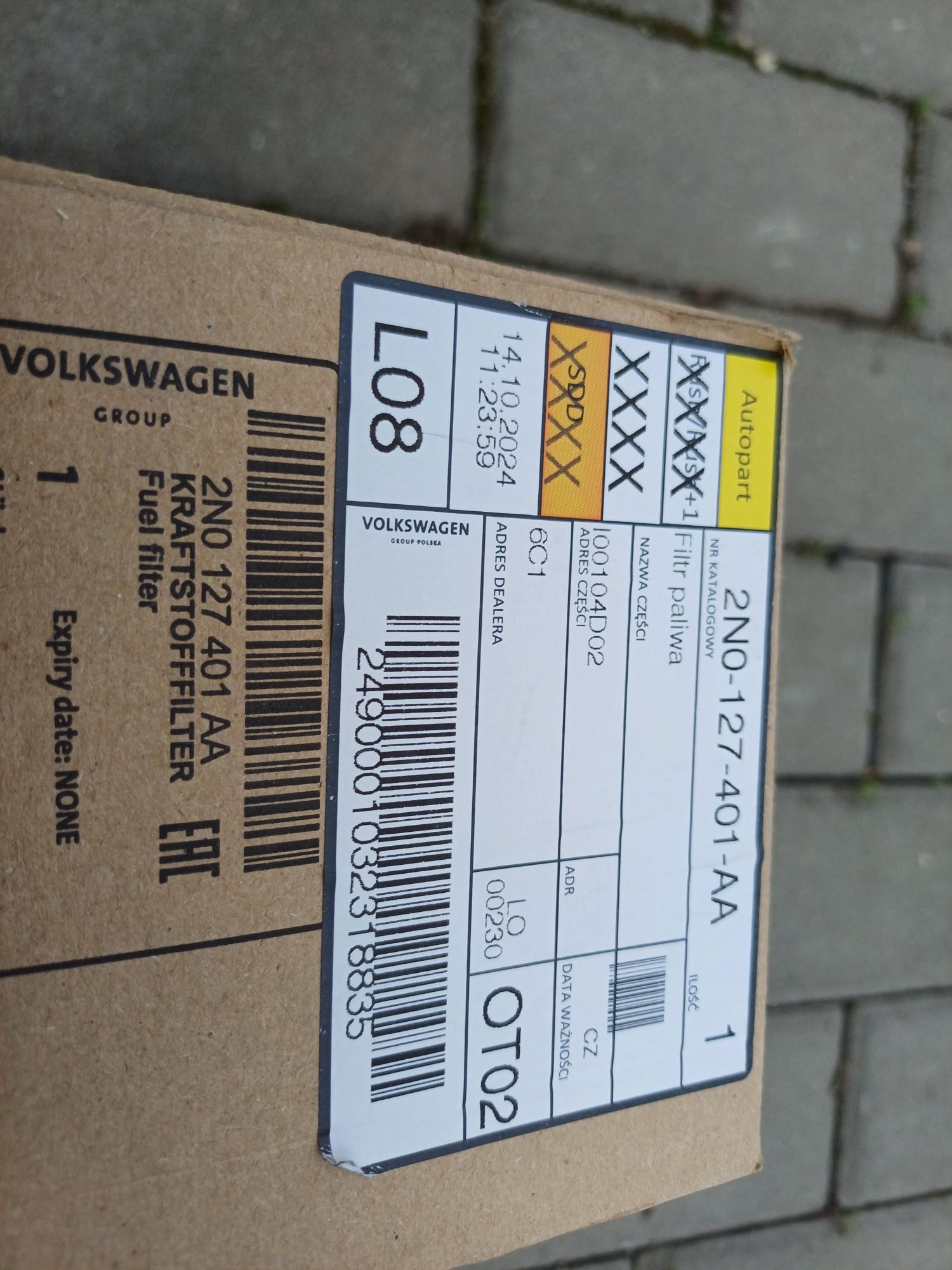 Filtr paliwa Crafter/Man 2.0TDI od 16 roku