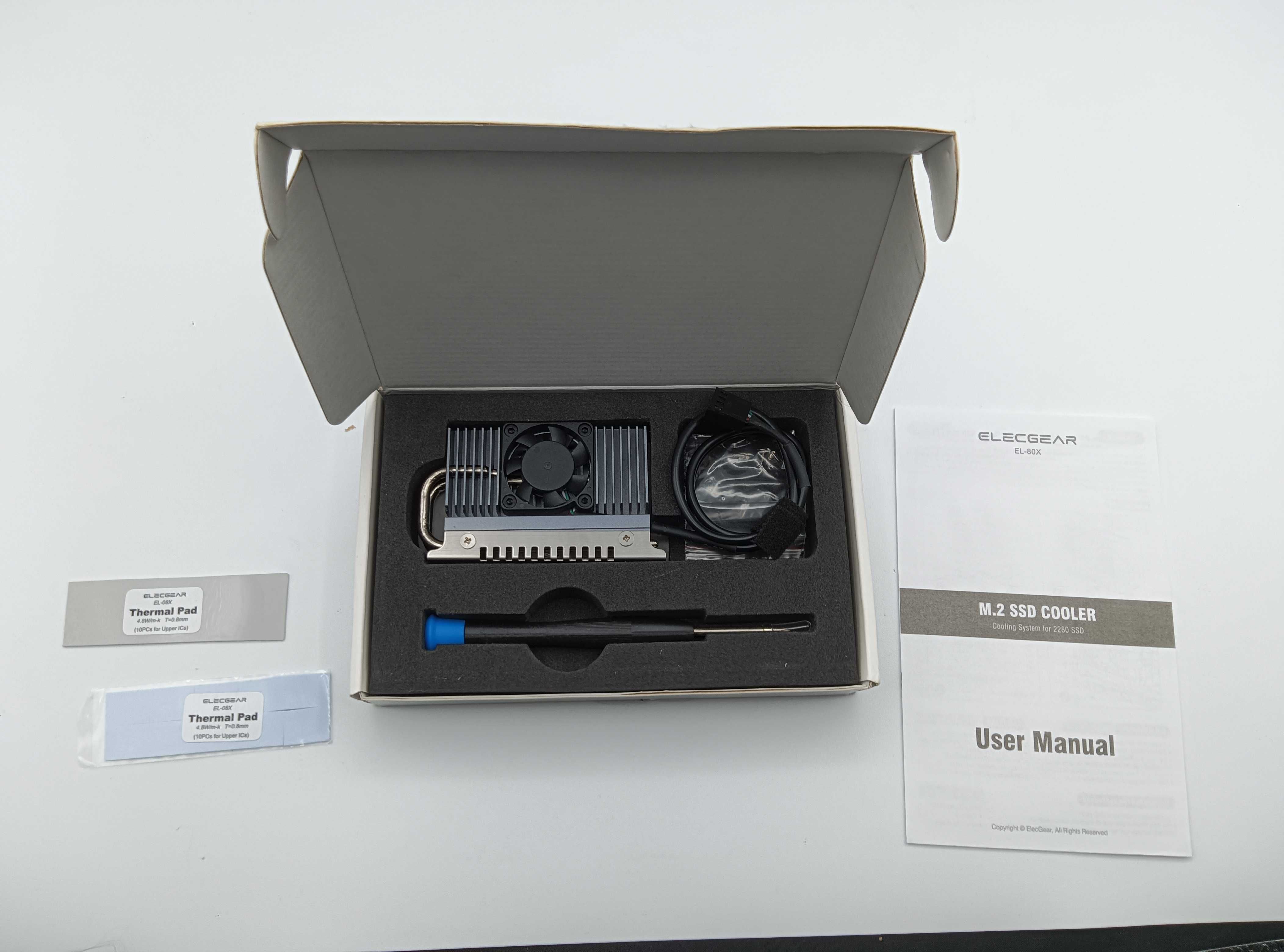 Cooler SSD ElecGear EL-80X M.2 2280
