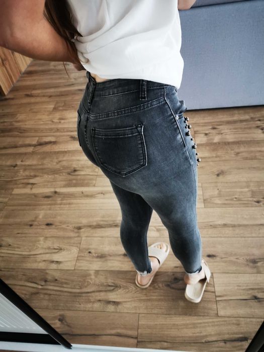 Spodnie jeansowe r. XS