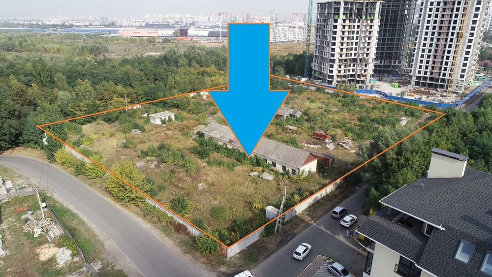 Гатное Теремки Голосеевский р-н  Продам участок 1,26 Га