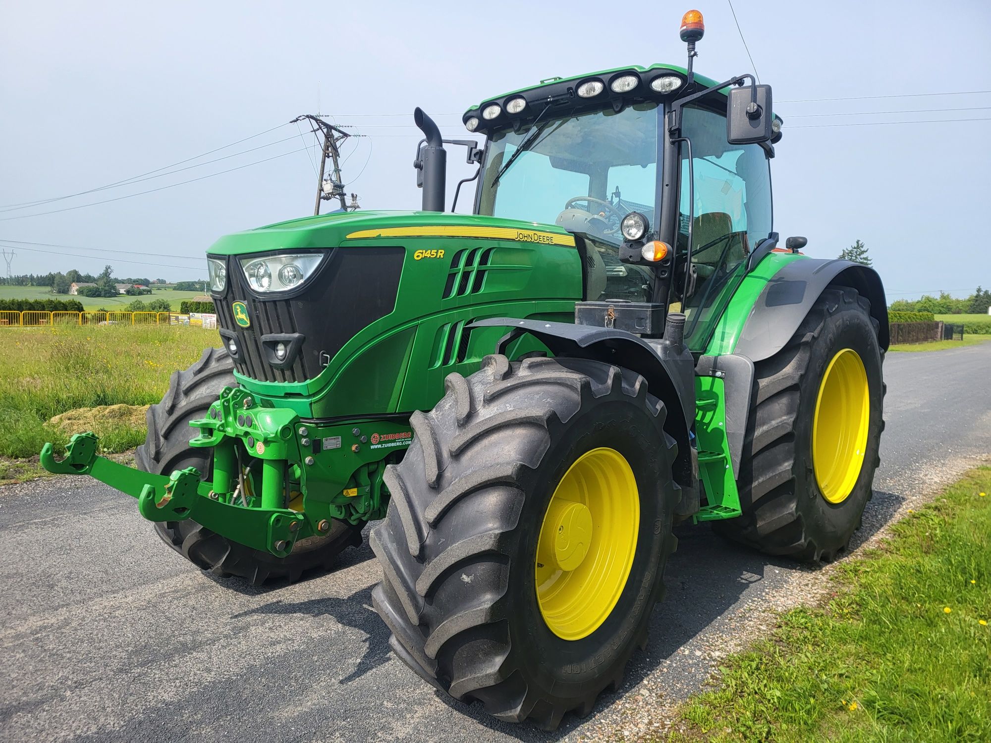 Ciągnik Johne Deere 6145R Pneumatyka,Amort Oś 6155r fendt claas 6150