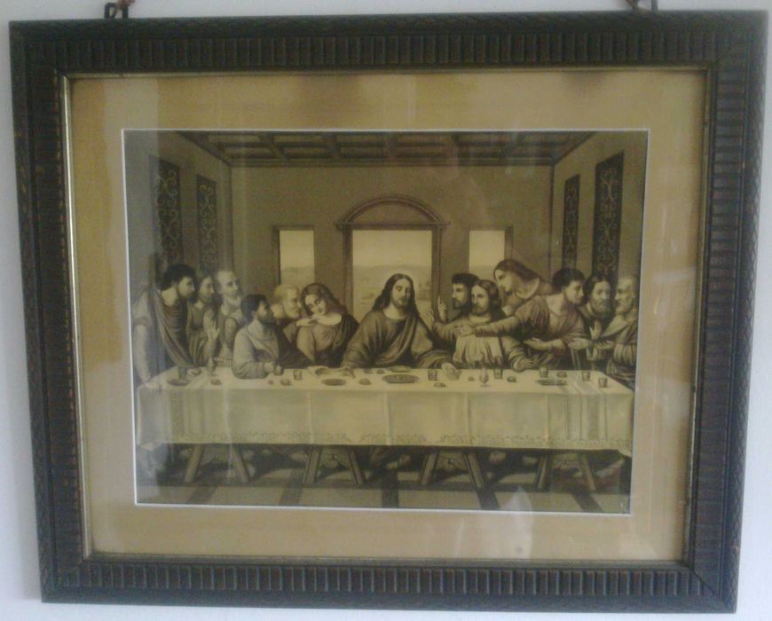 Stary obraz religijny.