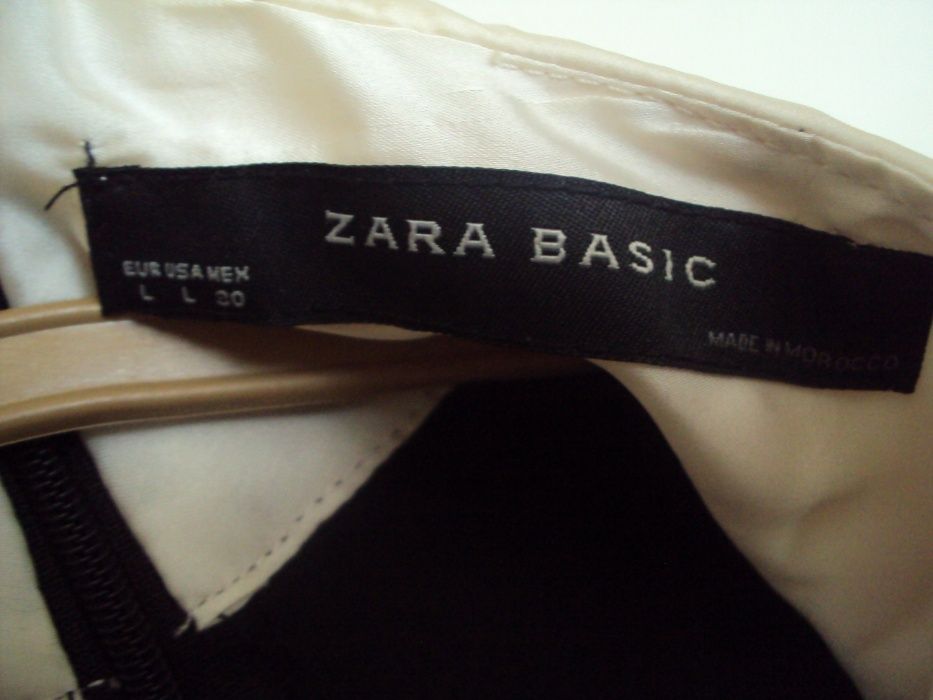 Vestido Zara, tecido fino e fluido, L, novo