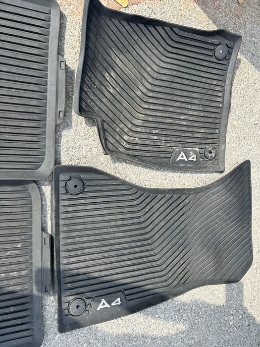 Oryginalne dywaniki gumowe Audi A4 B9