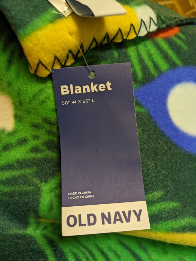 Теплый плед микрофлис old navy Новый год подарок gap покрывало 126-142