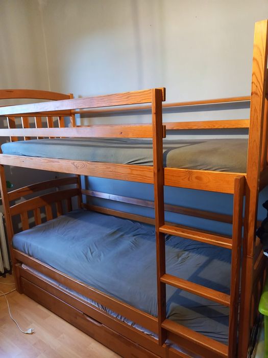 Łozko piętrowe wymiar 190 na 80 cm