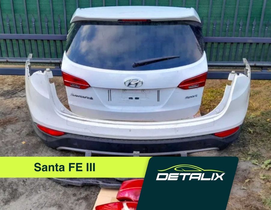 Hyundai Santa FE 3 III Бампер задний зад рест до рест разборка