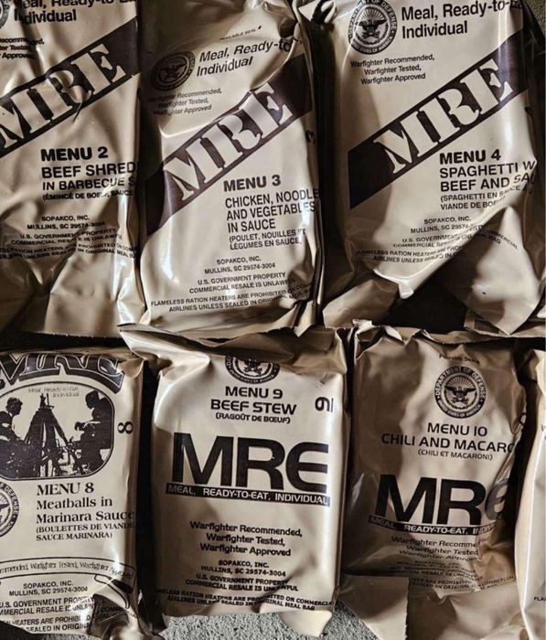MRE 1 szt amerykanska wojskowa racja żywnosciowa
