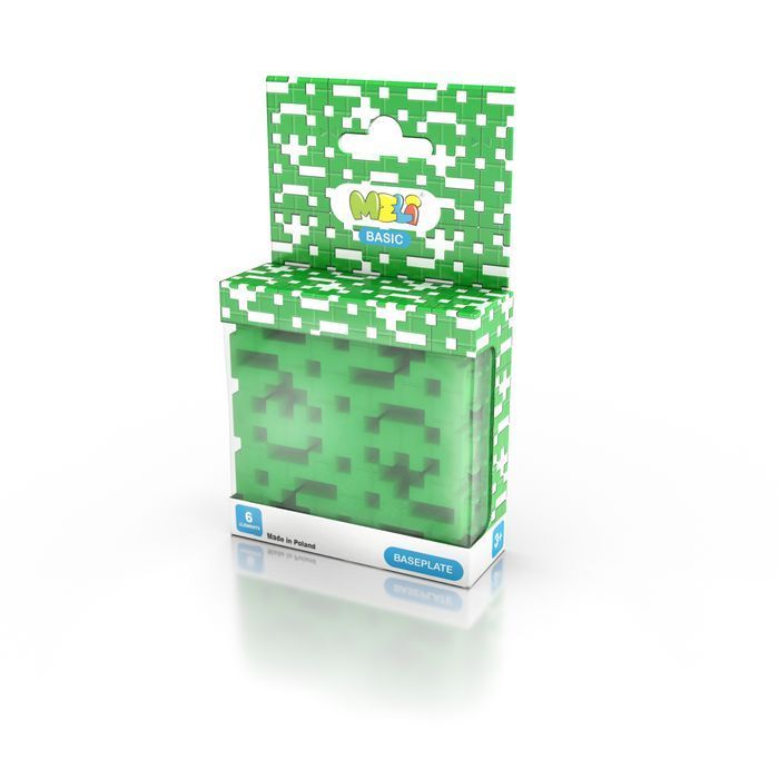 Klocki Meli 50083 Płytka Konstrukcyjna Basic Baseplate Green 6 Sztuk