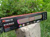 Акутистическая система колонка стерео с подсветкой Xtrike Me sk-600