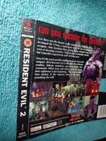 Ps1 Resident evil 2 psx psone Okładka Tylnia PlayStation 1