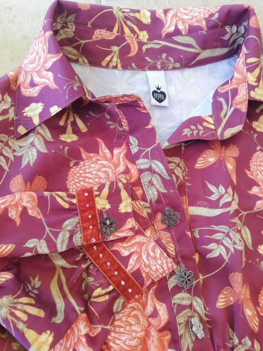 Vestido lindo da Peppa, manga longa.