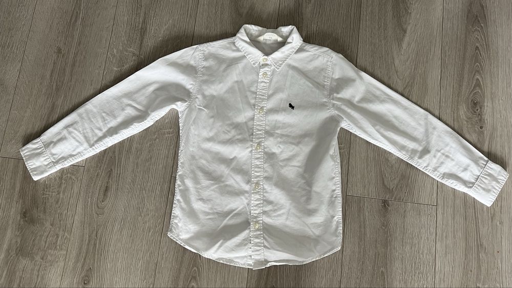 Koszula biała elegancka H&M 128