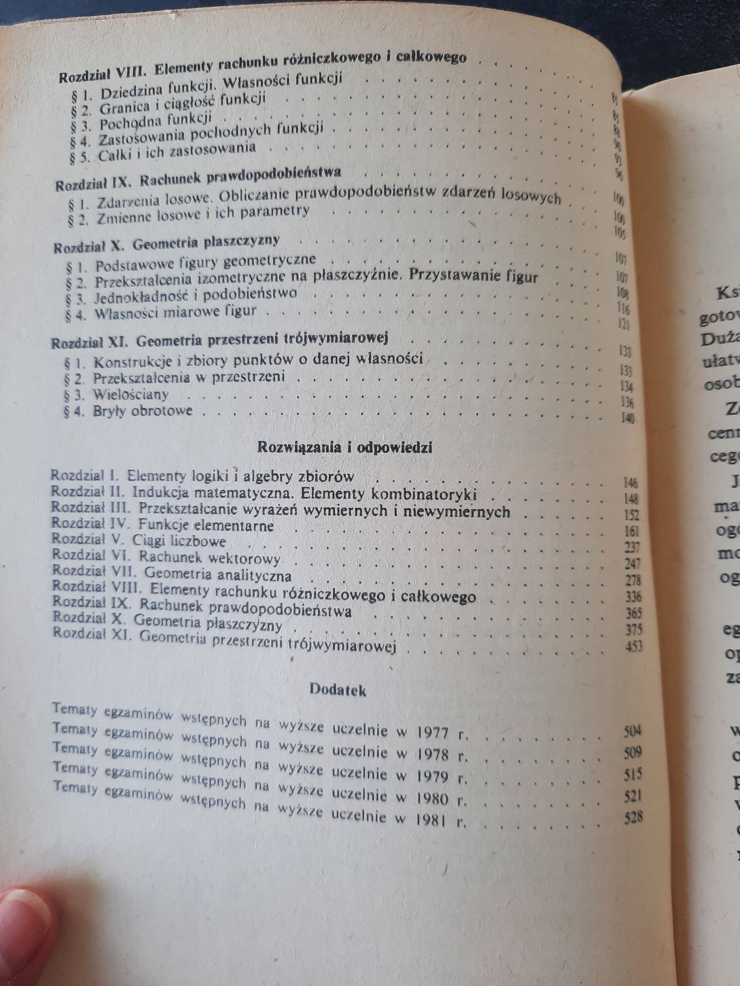 Zbiór zadań z matematyki dla kandydatów na wyższe uczelnie Gdowski
