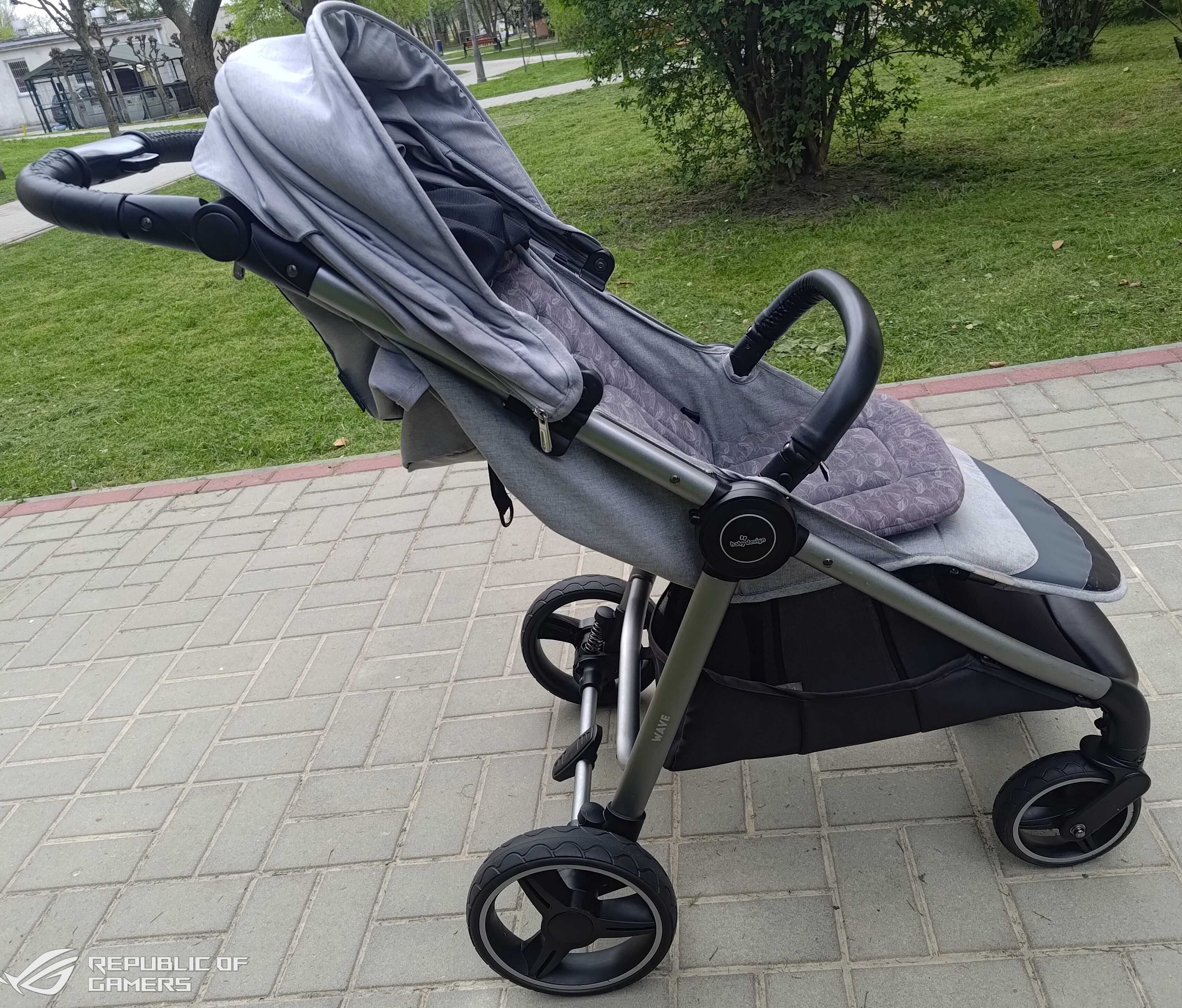 Wózek dziecięcy Baby Design WAVE jak nowy.