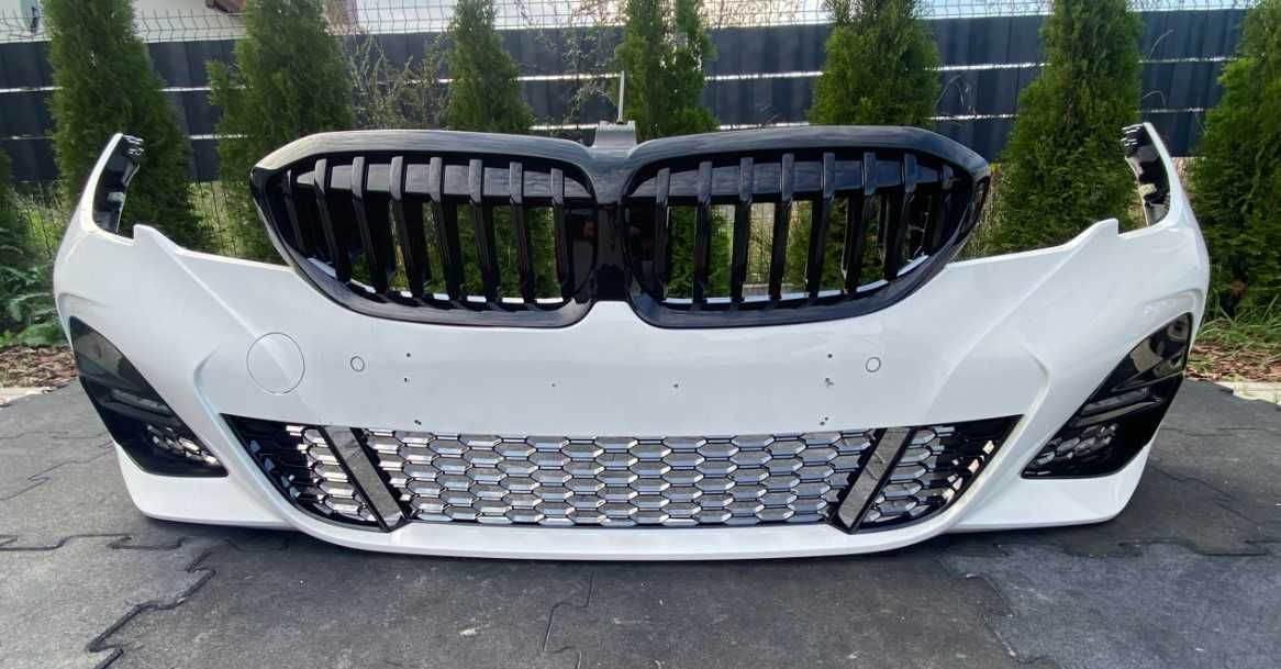 BMW 3 G20 Бампер перед б/у в зборі запчастини оригінал a96 led