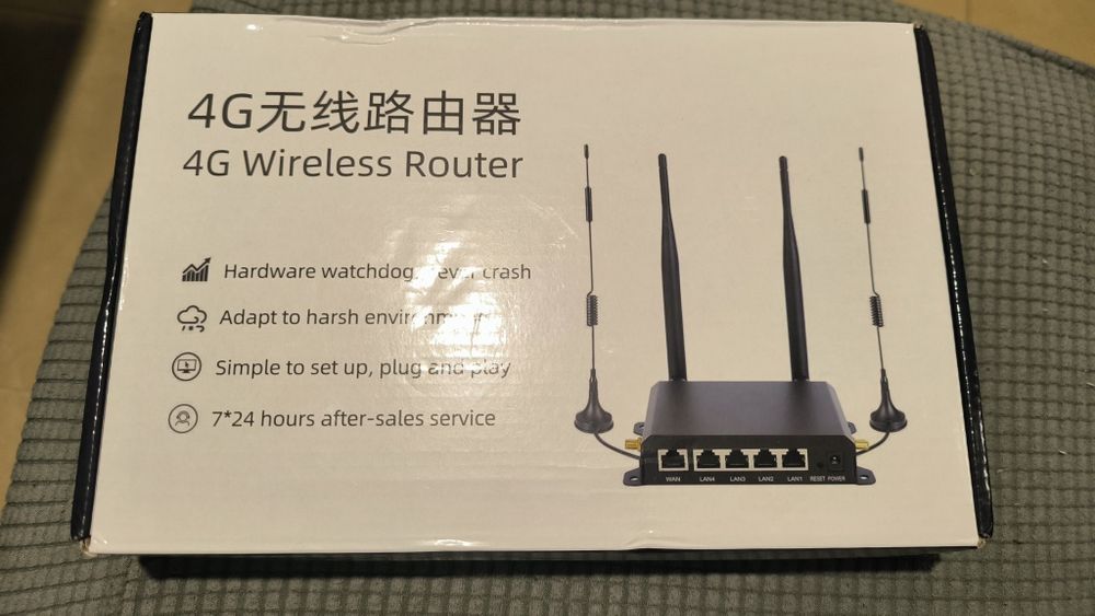 Router 4g novo na caixa