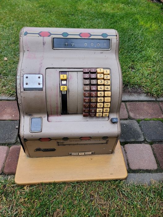 Stara kasa fiskalna retro vintage prl loft